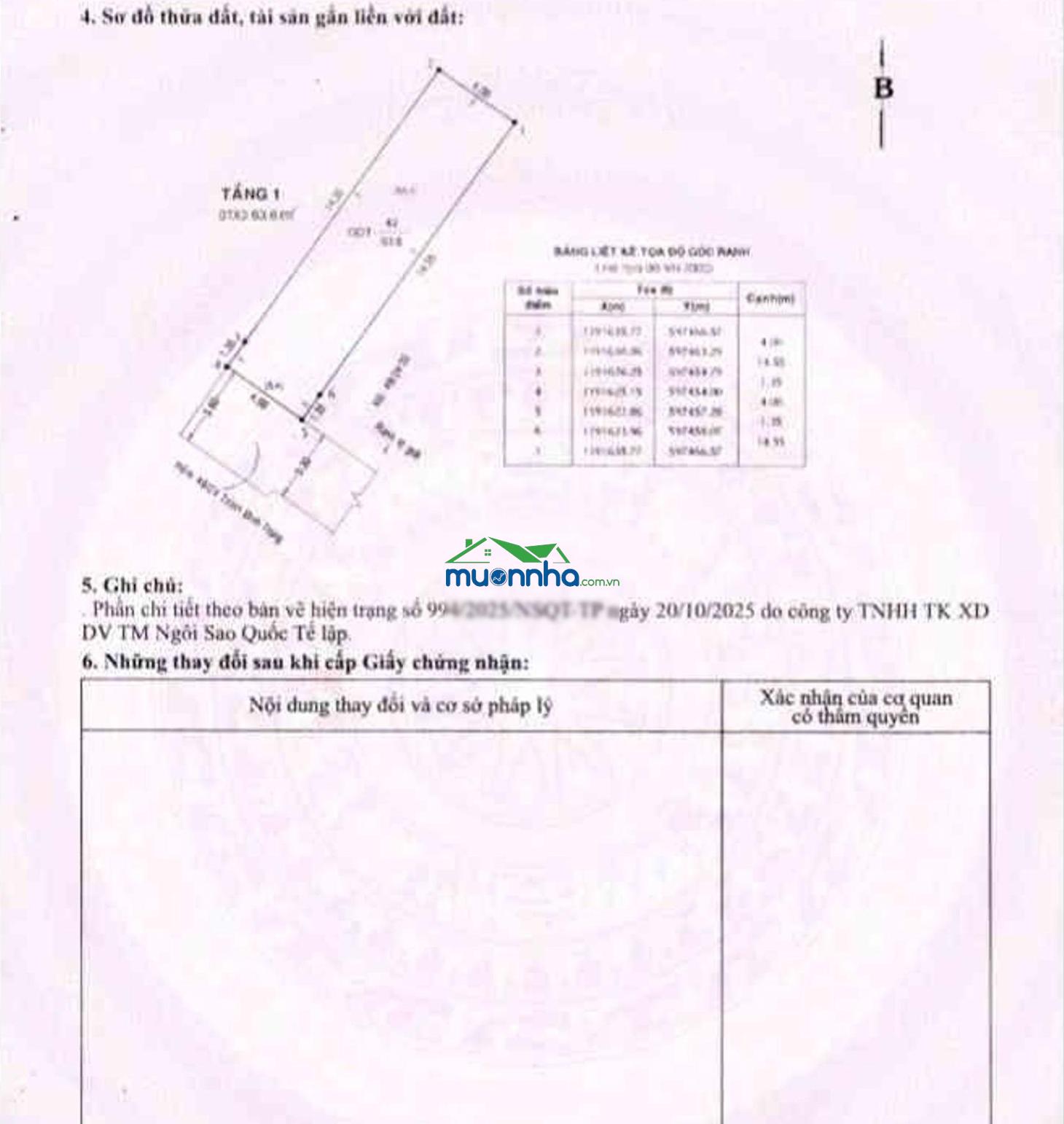 Chỉ: 6,2 tỷ (tl) dt: 64m². 3 tầng. không lộ giới giáp tân bình. mua ở hay đầu tư sinh lời tốt - 4