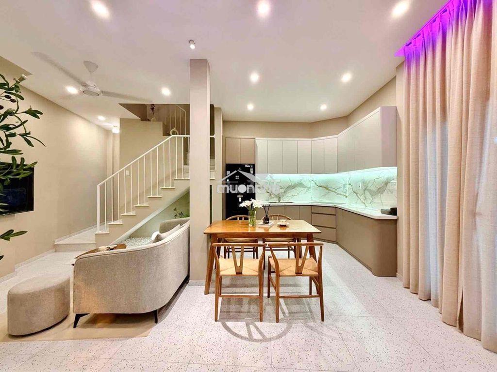 Nhà lô góc, mới đẹp lung linh, ko lg qh - võ văn tần - 6x7(36m2), 4tần - 4