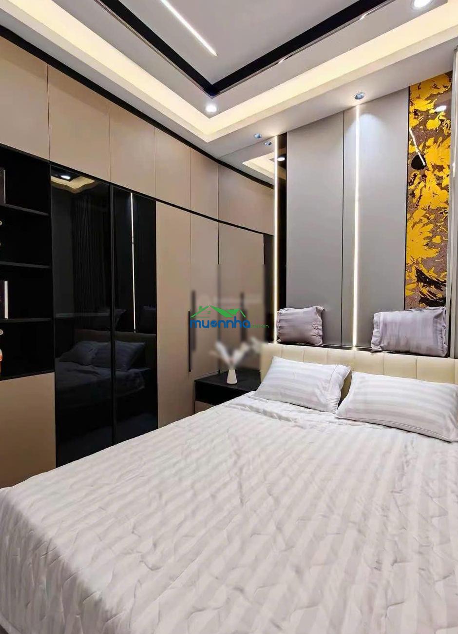 Bán gấp căn nhà hxh 3 tầng, 58m2 ngay emart phan văn trị giá 2ty890, cho thuê 17tr/tháng, sổ riêng - 3