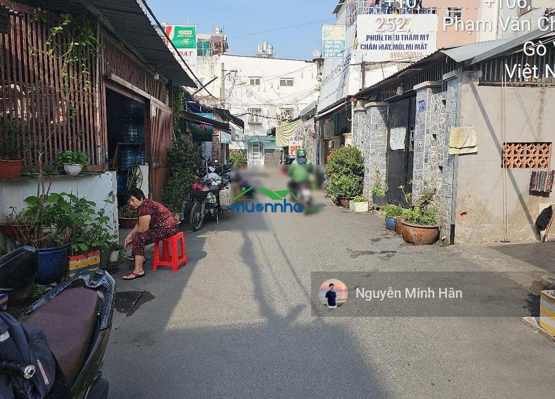 57tr/m2 đất odt 100% nhà c4 hxh 252 phạm văn chiêu p9, 5,75x47m cn 280m2 giá 16,3 tỷ tl - 2