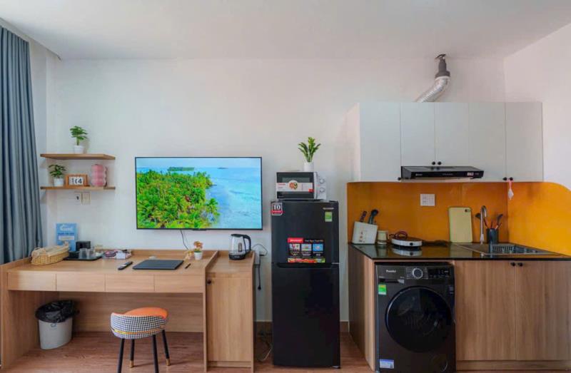 Studio gần d2 bình thạnh – ban công, máy giặt riêng - 2