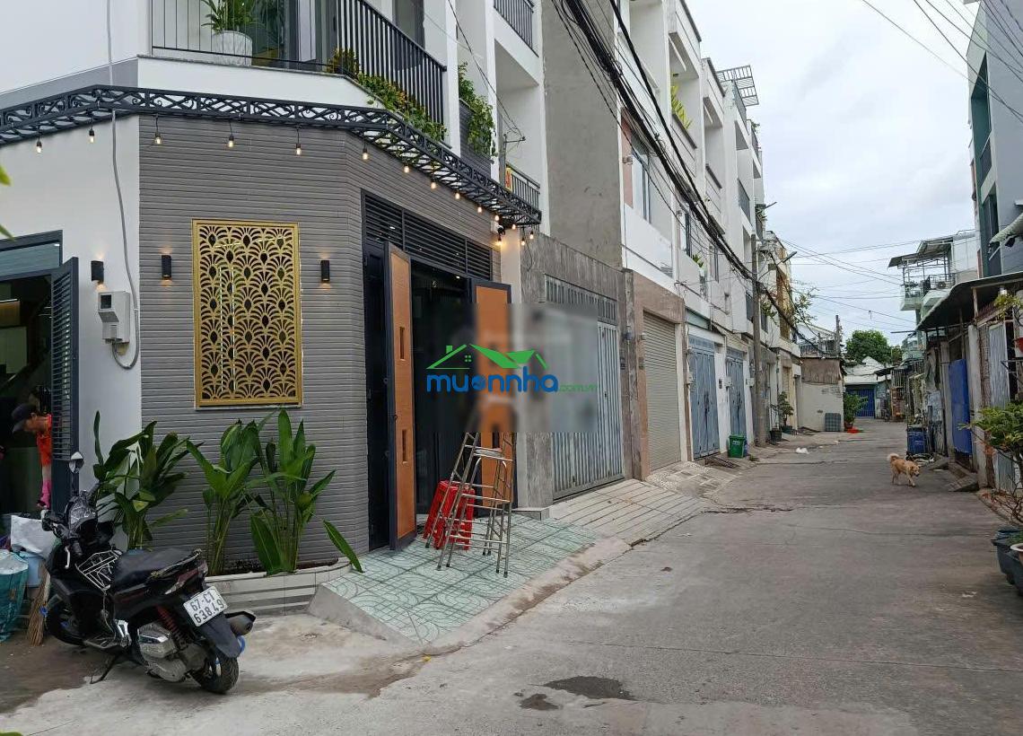 Nhà 4 tầng sau chợ đầu mối thủ đức - căn góc 2 mặt tiền - xe hơi vào tận nhà - 4