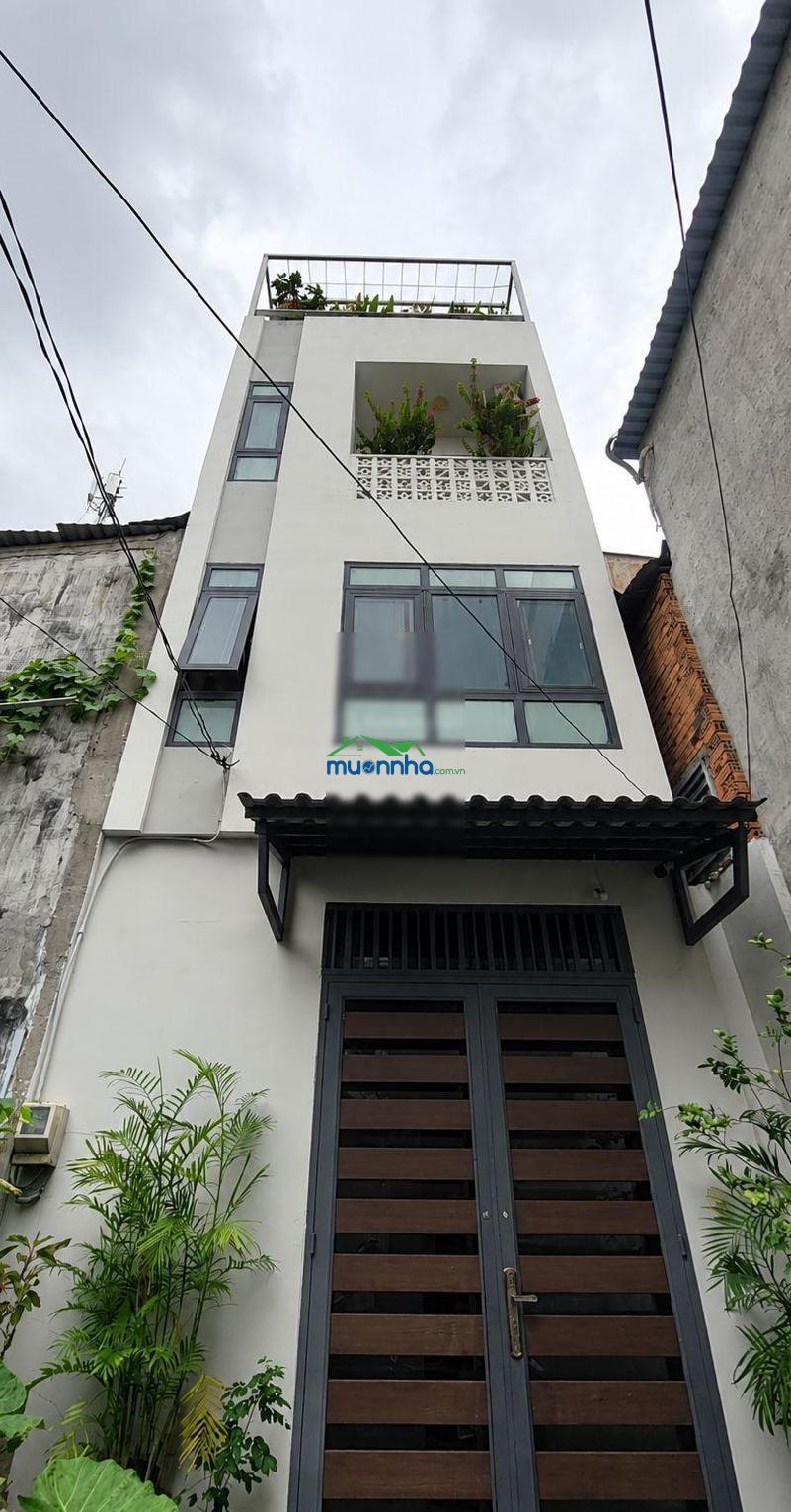 Bán nhà 4 tầng gần bàu cát tân bình, 40m2 (4x10m), 4 phòng ngủ, hẻm xe hơi vf3 tới nhà, giá 4.45 tỷ - 2
