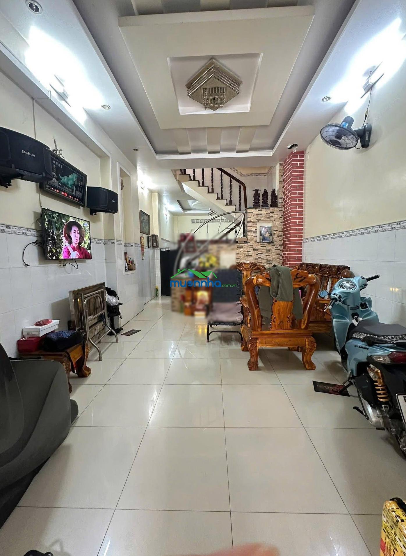 2tỷ3 bán gấp nhà đang cho thuê phan văn hớn (dt 4x20) sổ hồng riêng - 4