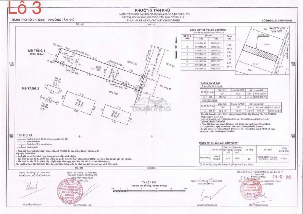 Khu phân lô gần lũy bán bích. dt:4x25=100m2. giá chỉ nhỉnh 60tr/m2 - 4