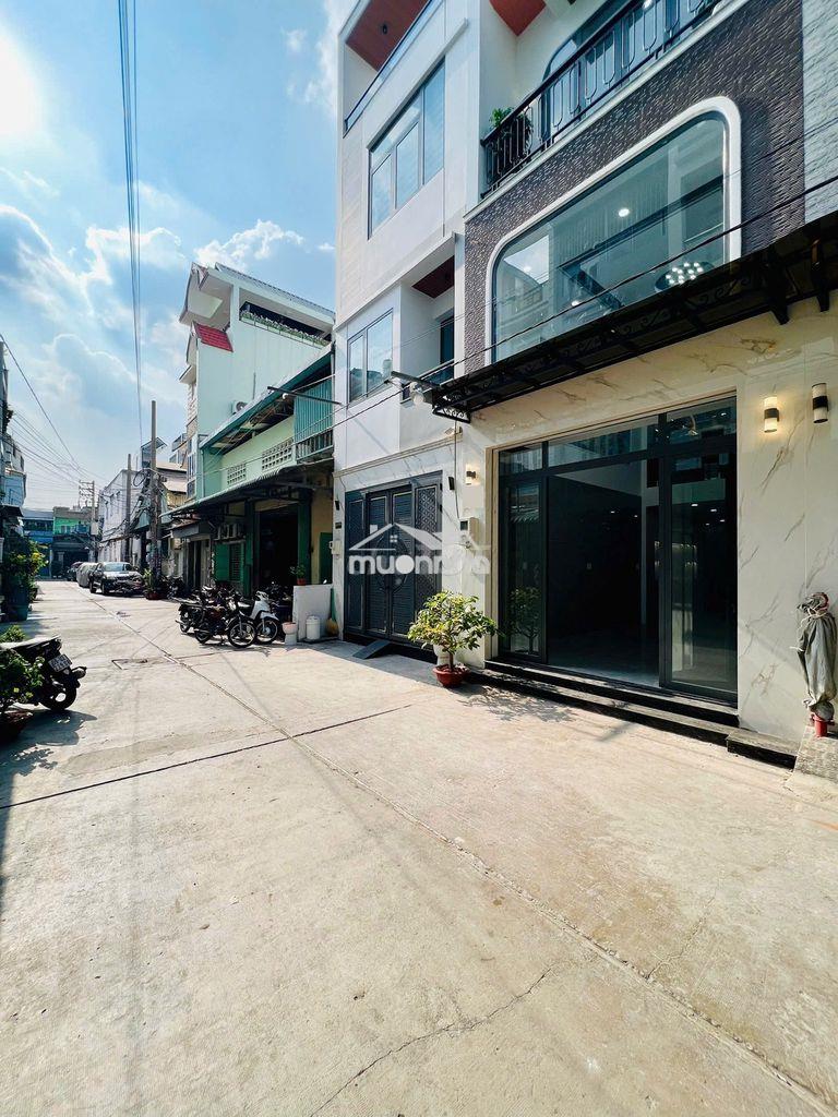Nhà mới 6 lầu tân hòa đông (4x15m có thang máy) hẻm 7m gần chợ phú lâm - 2