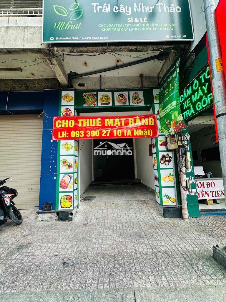 Mặt bằng cho thuê ngay chợ phú nhuận