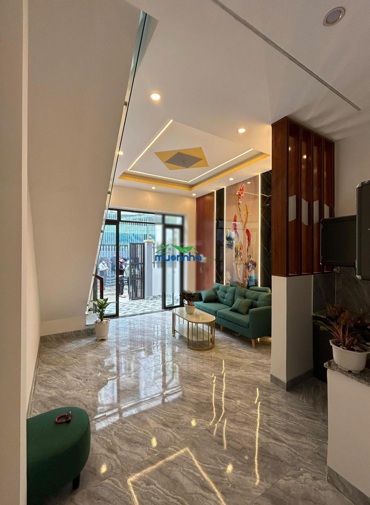 Nhà phố mới hoàn thiện - 785tr, 3pn, 2wc. ngay đường lớn 100m. đường ô tô 5m. cầu lớn hóc môn - 2