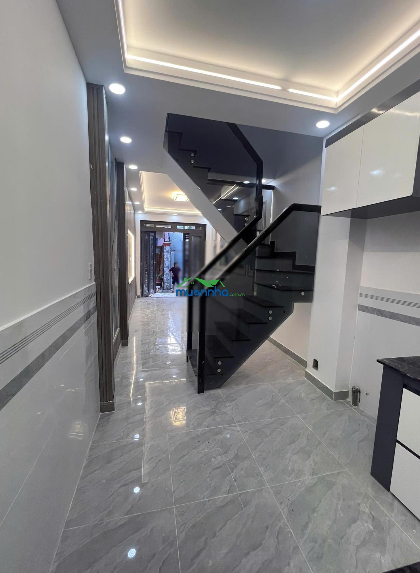 Nhà 40m2 hẻm xe hơi đường thới an 04 gần siêu thị metro, có 2pn 2wc, ban công, giá 1,86 tỷ còn tl - 2