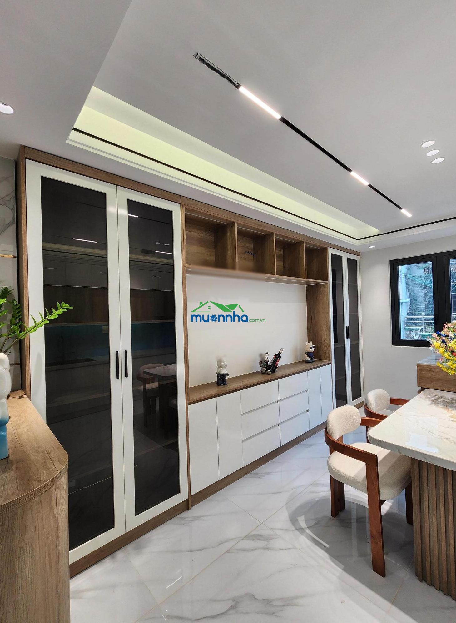 Nhà full nội thất 3 phòng ngủ dt 80m² đầy đủ công năng gần hương lộ 2 giá hơn 7 tỷ mới toanh nhà
