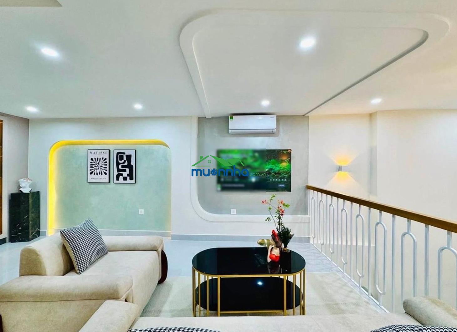 Sát bên nguyễn gia trí nhà đẹp xây mới 40m2 4 tầng sân thượng, 3 ngủ master, hẻm dân trí 7.x tỉ - 2