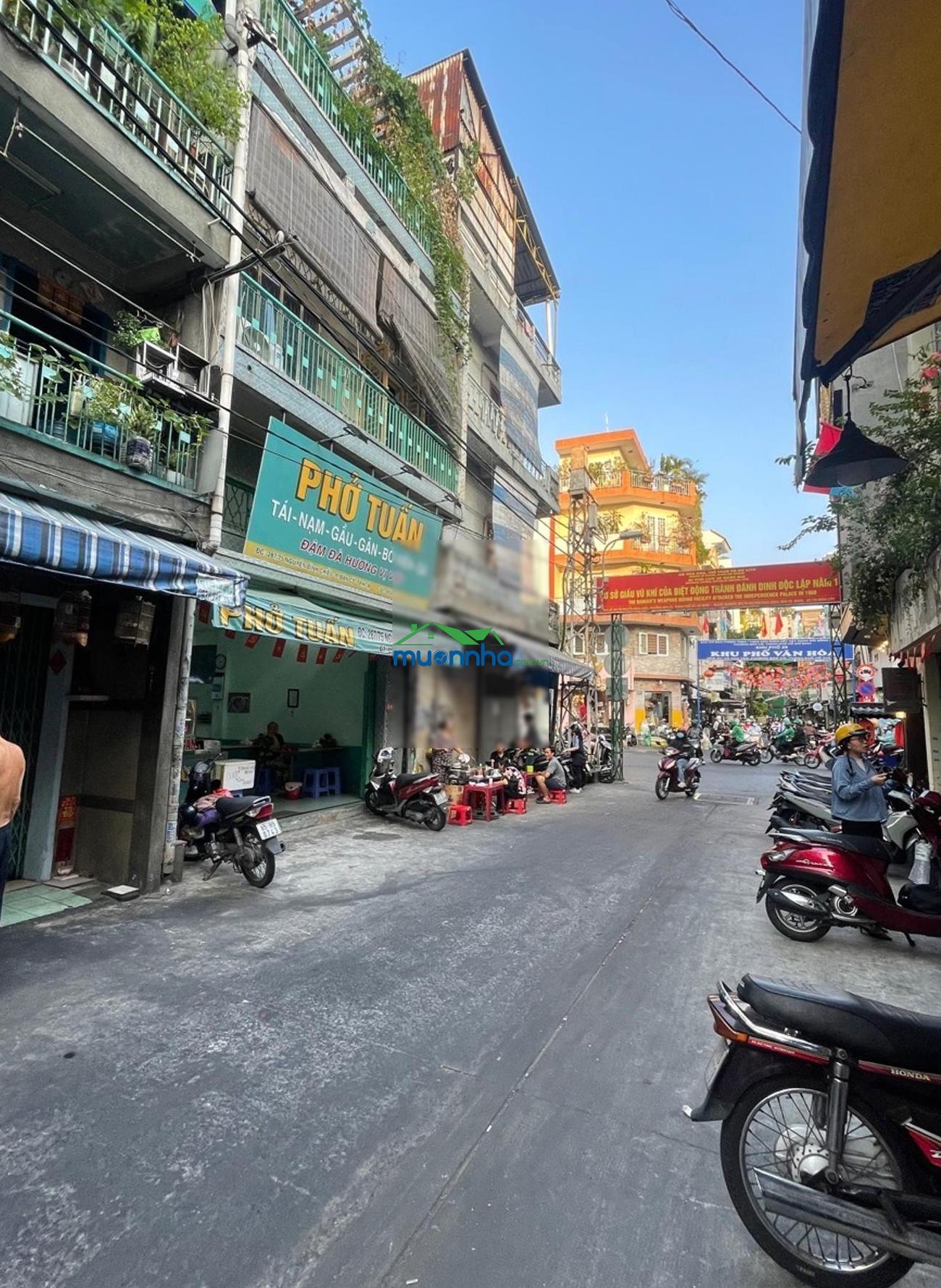 Nhà 1/ võ văn tầng - phường bến nghé q1. đường thông 8m - dt - 5m5x13m - nhà 2 lầu - 3