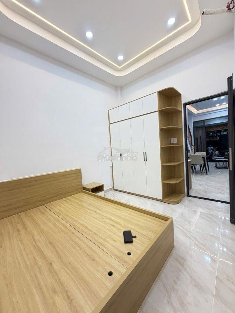 Tô hiệu - hoà bình - hẽm 8m- 2 tầng - full nội thất - 45m2 - 2