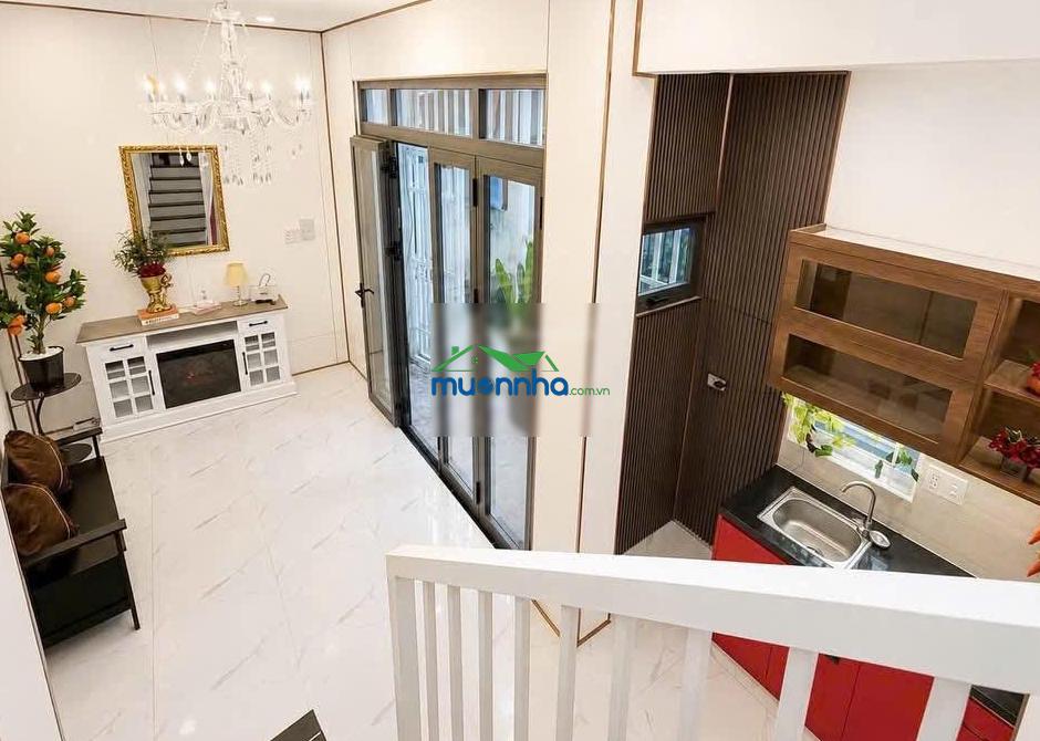 Bán nhà phố hẻm thông 2 tầng đầy đủ nội thất