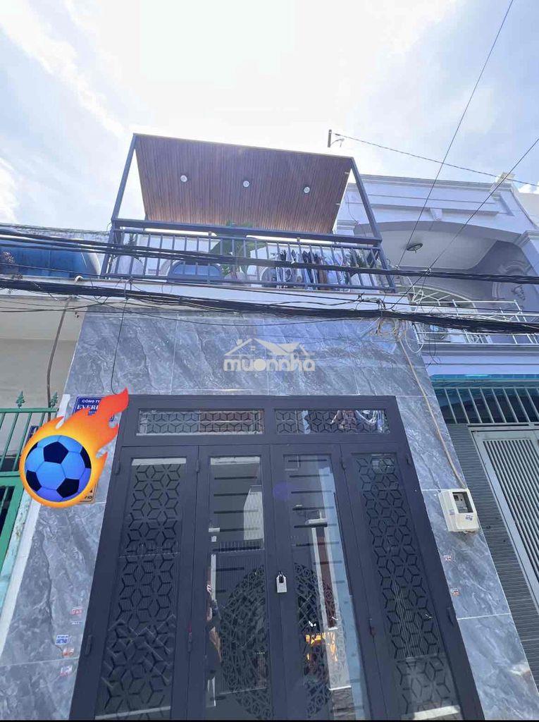 Nhà gò vấp gần cv làng hoa - 40m2 dtsd - ô tô 4 chỗ đỗ cửa - chỉ 2,55t