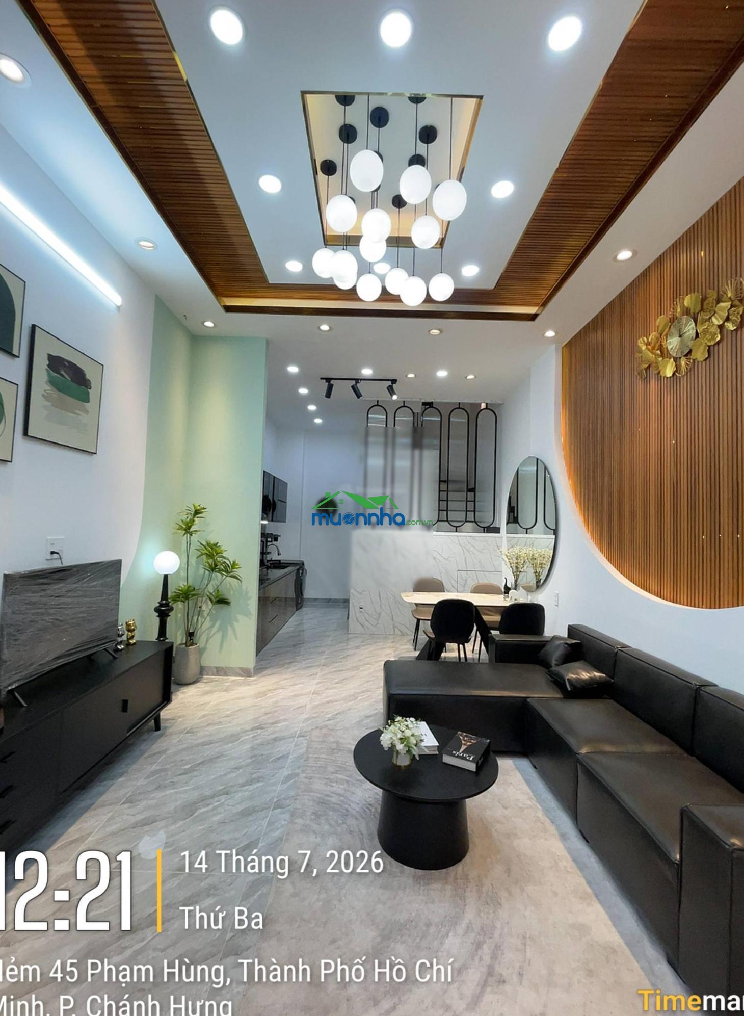 Bán nhà riêng 4 tầng tại phạm hùng, giá tốt, 41,2m2, 3pn, 3wc, 7.19 tỷ tl - 2