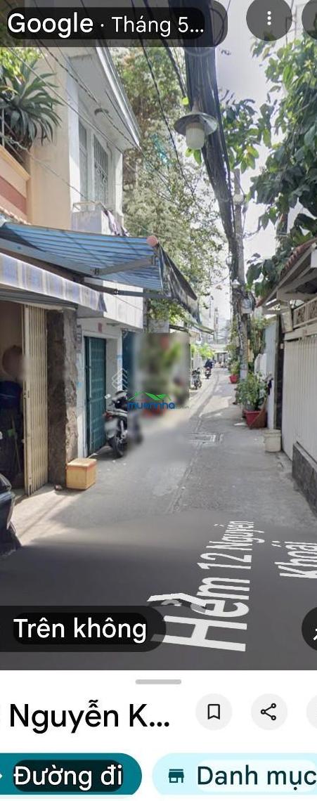 Bán nhanh nhà riêng 4m mặt tiền hẻm 12/5 nguyễn khoái, quận 4, tp.hcm