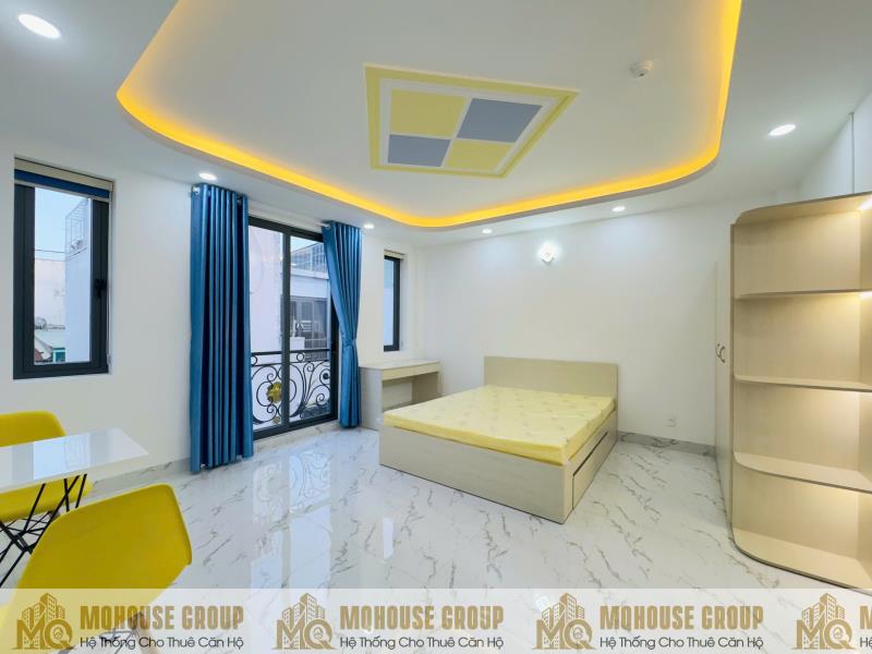 Cho thuê phòng studio tại bình thạnh - phòng mới - ban công  - 4