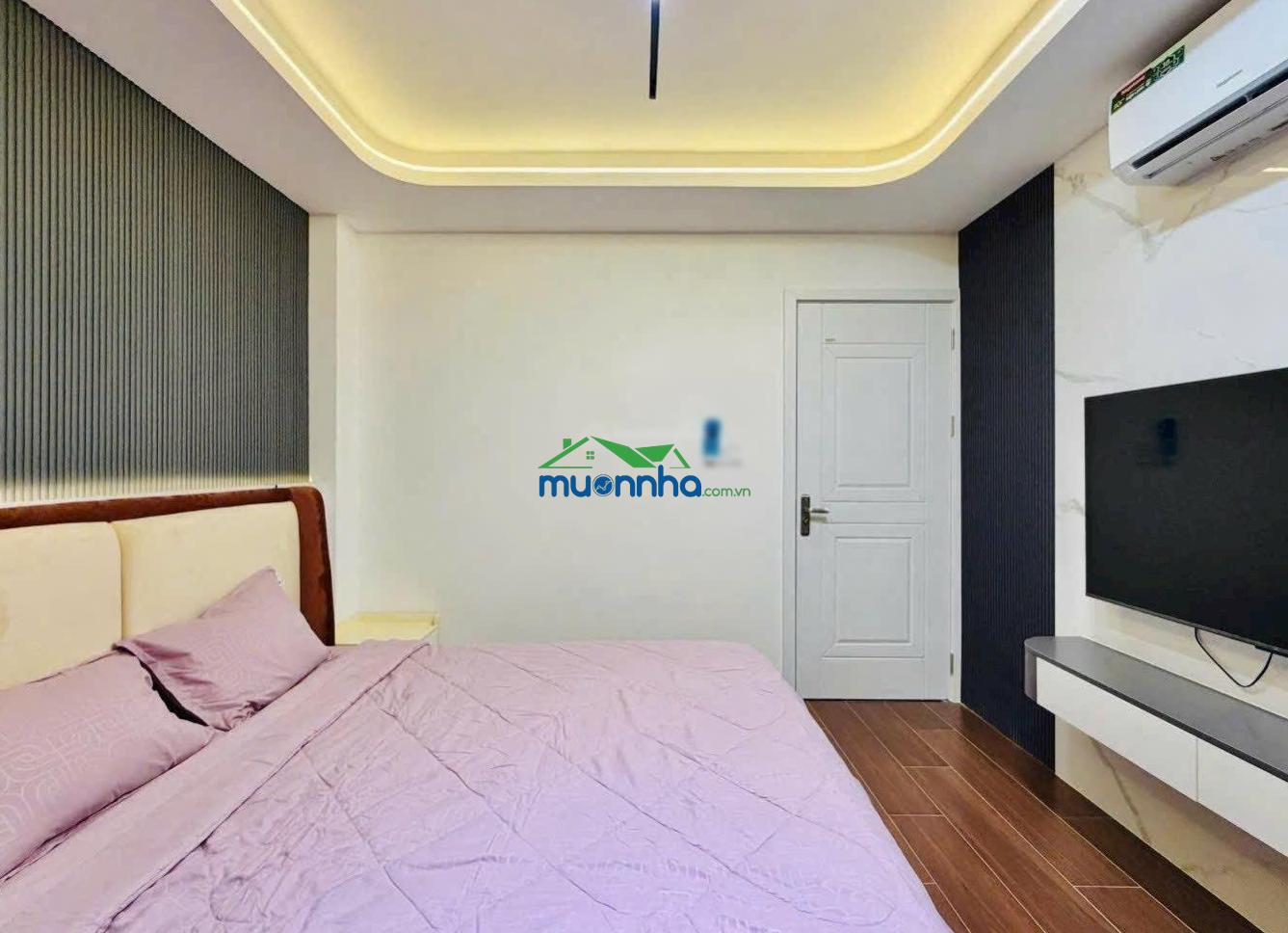 Nhà xây mới 5 tầng full nội thất - ngang rộng gần 5m - hẻm nhựa 5m xe hơi đậu trong nhà - chỉ hơn 7 - 4