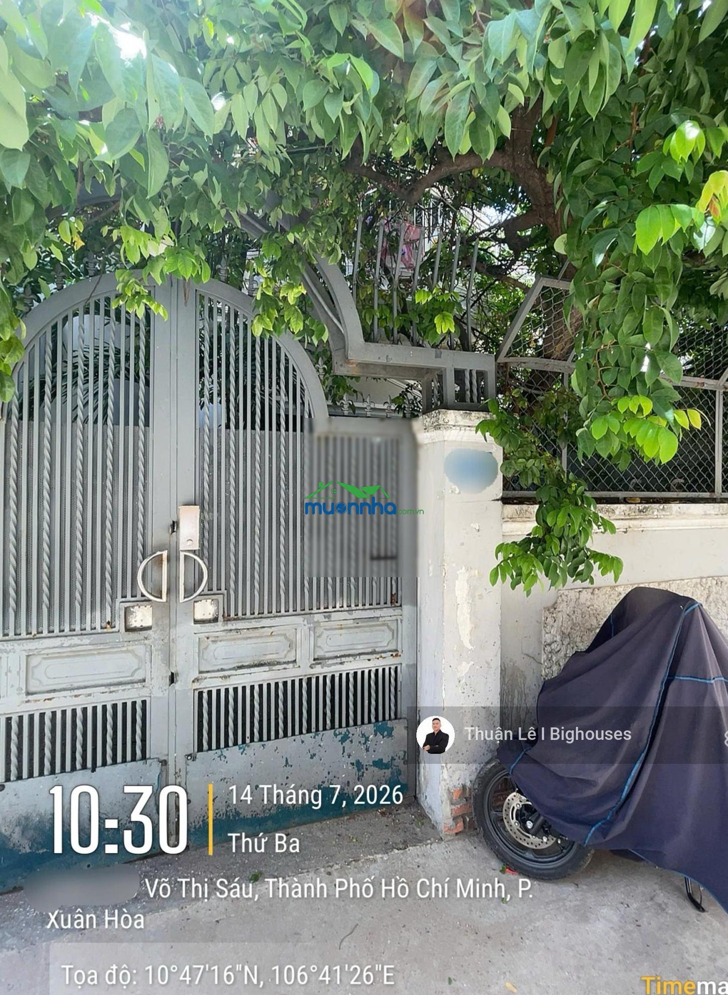 Mặt tiền 6m x 20m. hxh 6m khu hai bà trưng, sát nhà thờ màu hồng. nhà 3 tầng + sân. hạ 3tỷ bán gấp - 4