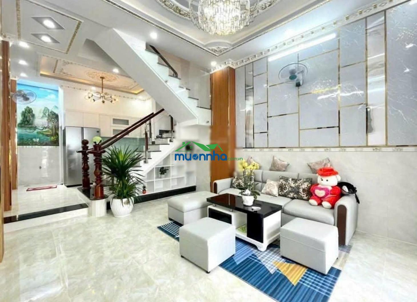 Nhà hẻm xe hơi, huỳnh tấn phát, nhà bè, ngay chợ phú xuân, 3 tầng, sổ hồng riêng, giá 5,4 tỷ