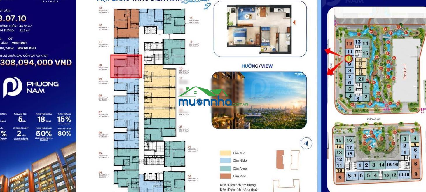 Dự án monrei saigon (detox 2 tháp aquatonic - thành phố 70% là nước)