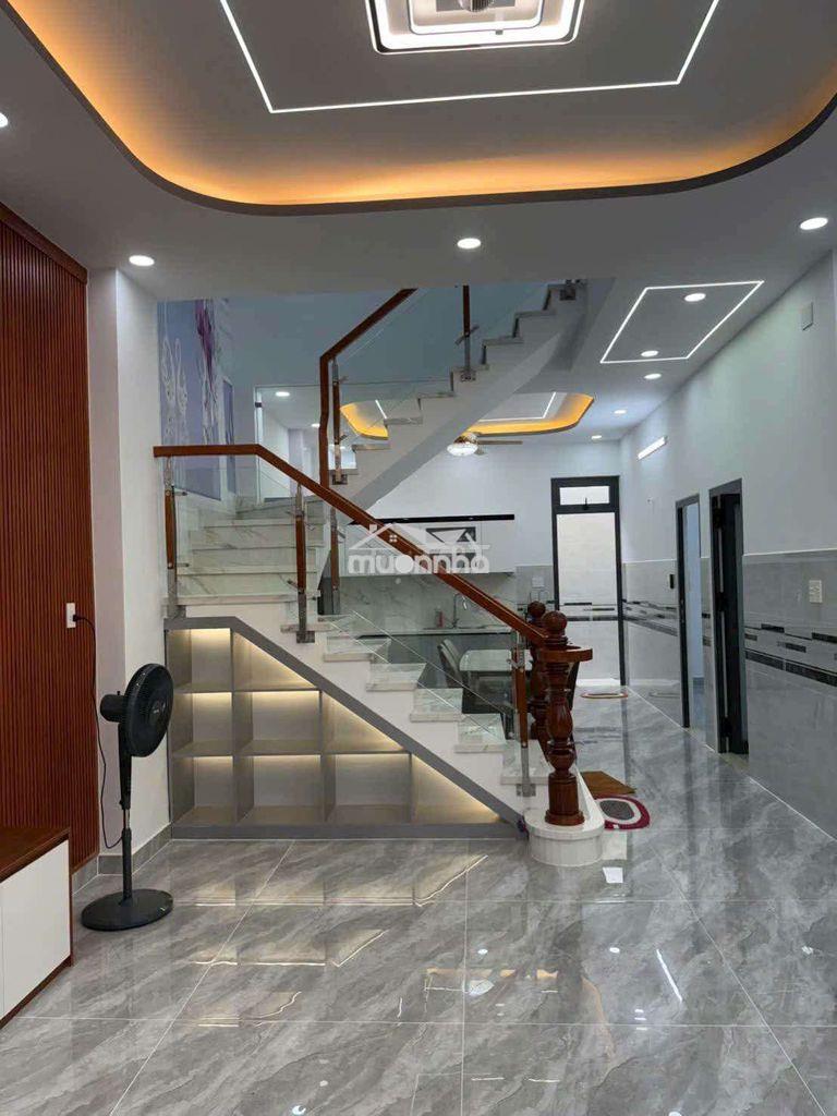 Nhà bán ngang rộng đúc lầu khu dân cư - 3