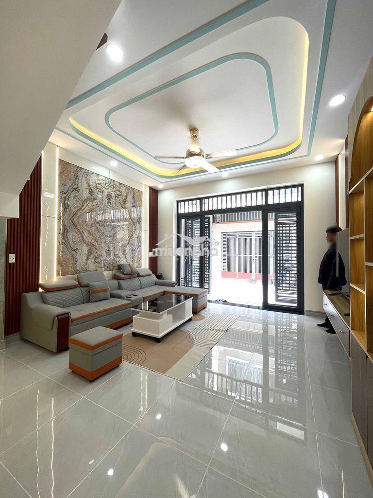 Nhà mới 4 tầng bình chiểu – 4 phòng ngủ – full nội thất hẻm ôtô tránh  - 4