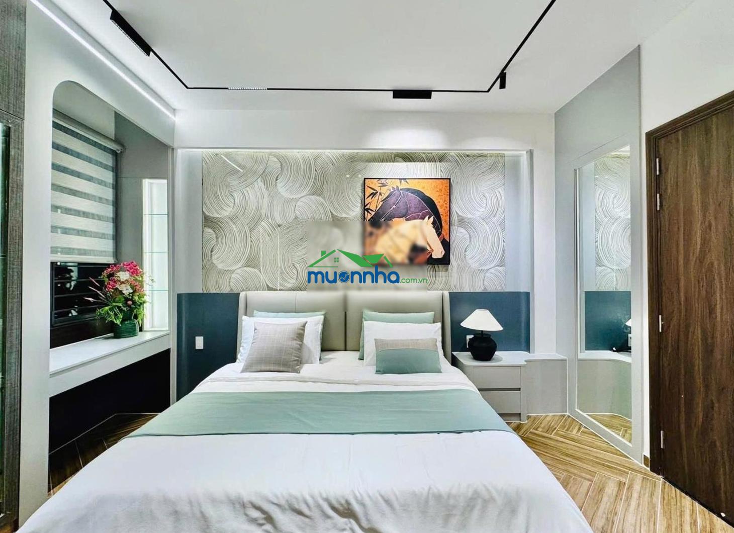 Nhà 4 tầng hẻm 6m ô tô - nguyễn văn thương, bình thạnh giá: 4.44 tỷ/84m2(5x16,8m) - 2