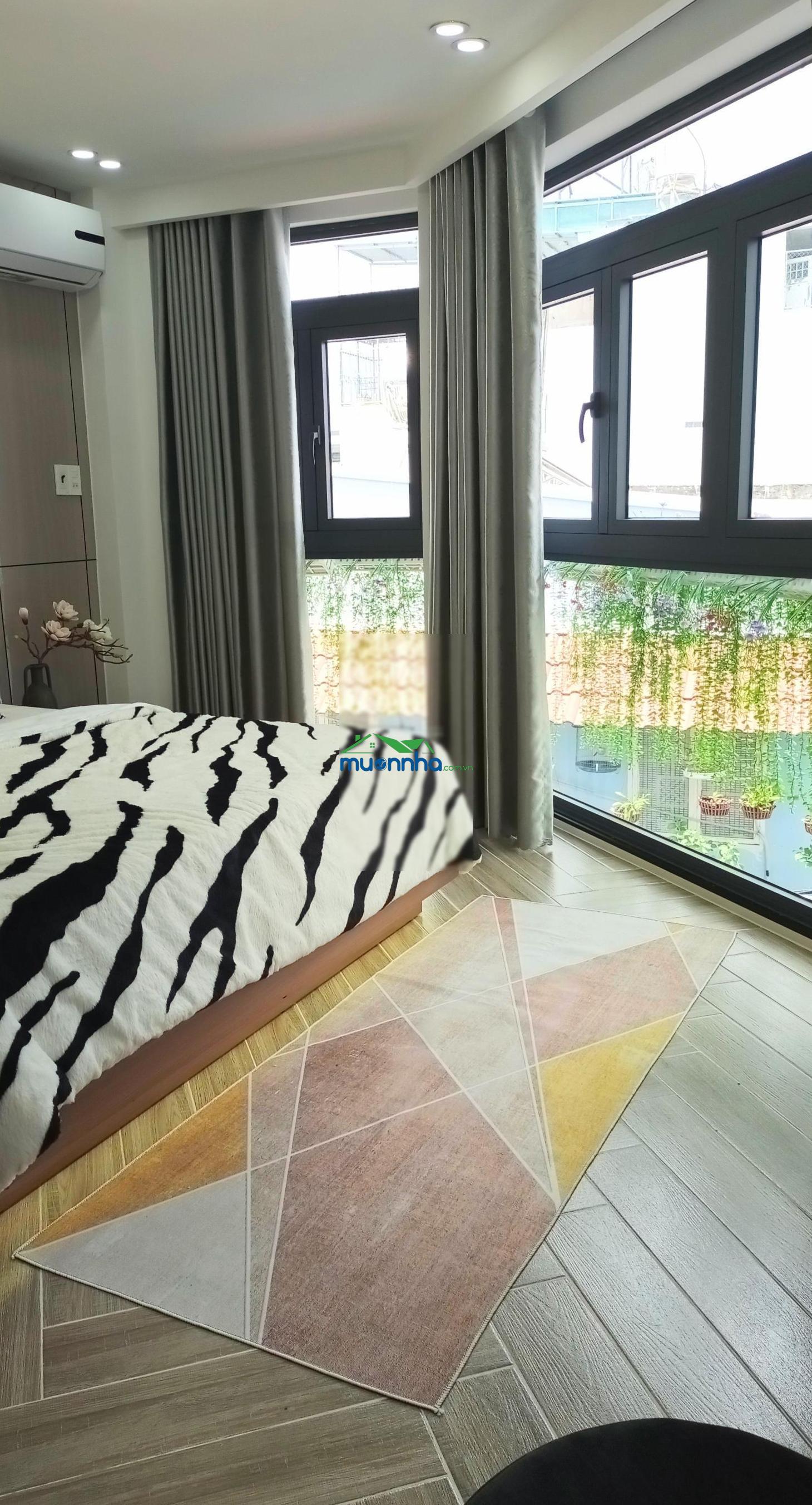 Nhà quang trung xây mới 5 tầng 3 pn master, xe hơi đậu cửa, gần siêu thị emart 2 - 4
