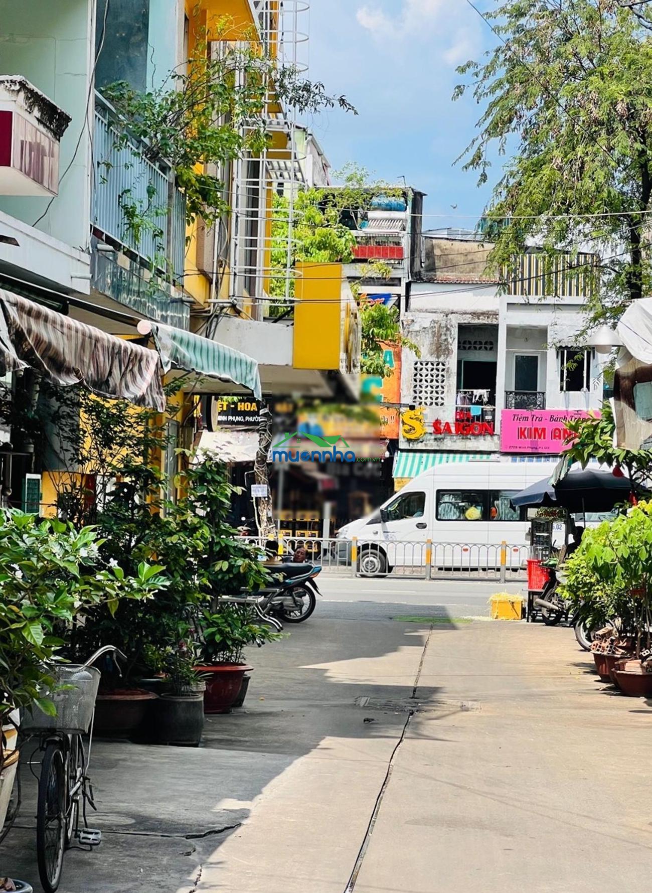 Mặt tiền hẻm kinh doanh minh phụng - chỉ nhỉnh 6 tỷ