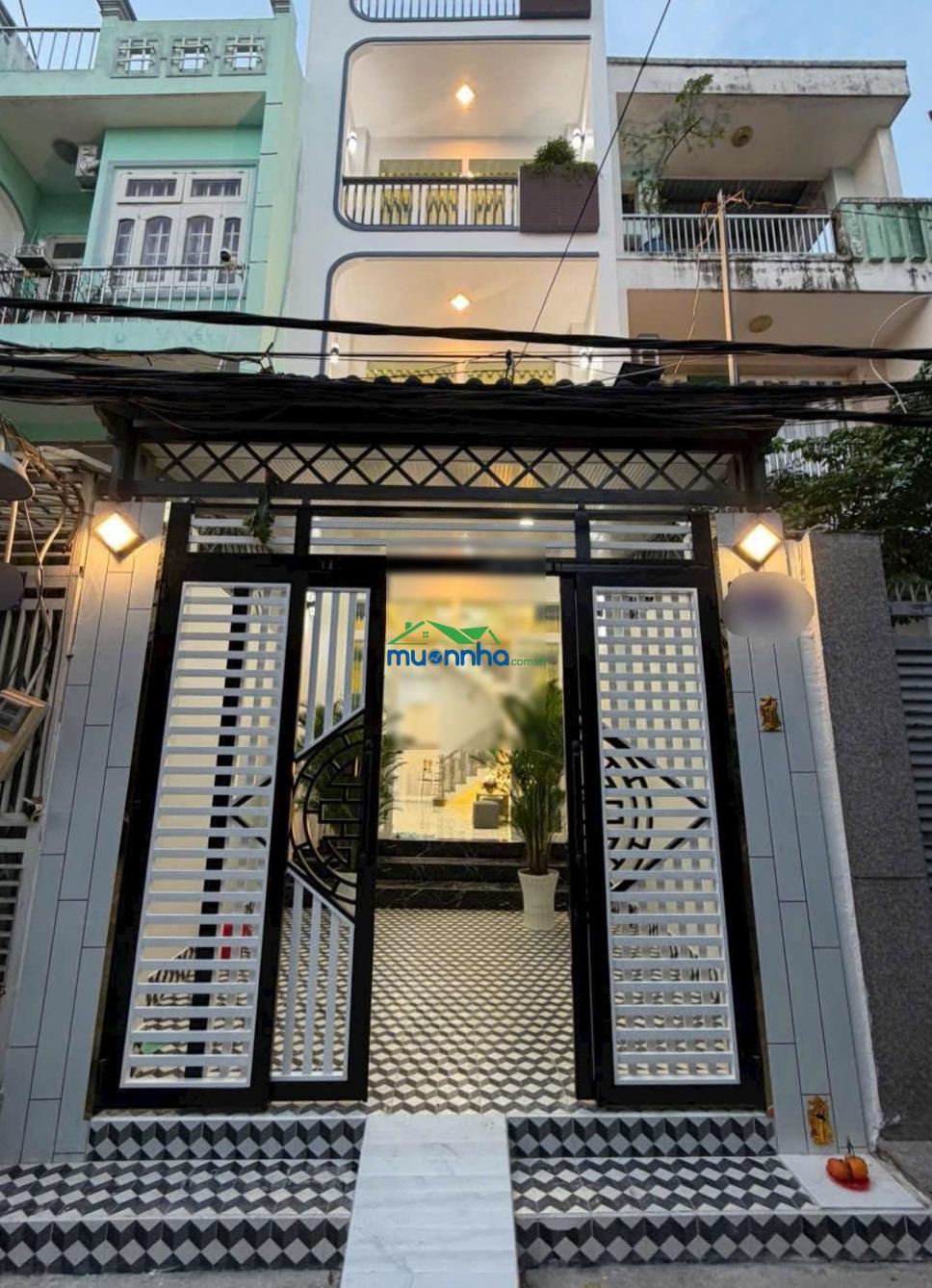 Nhà hẻm xe hơi dương tự quán khu tên lửa, dt: 4x16m trệt 2 lầu, 4pn 3wc. giá: 6.850tỷ