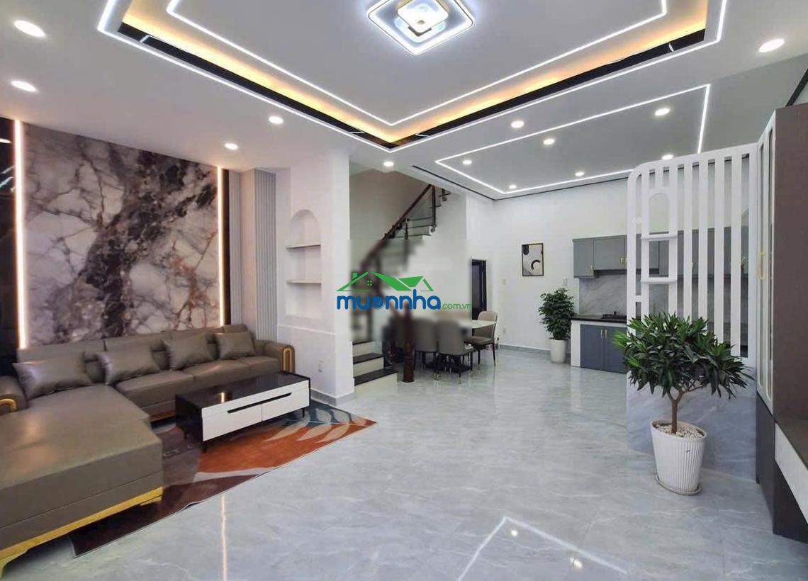 Ngang 6m hiếm 2 lầu 3pn - 5,13 tỷ - tô ngọc vân vào 100m hẻm ô tô thông q12 - 4