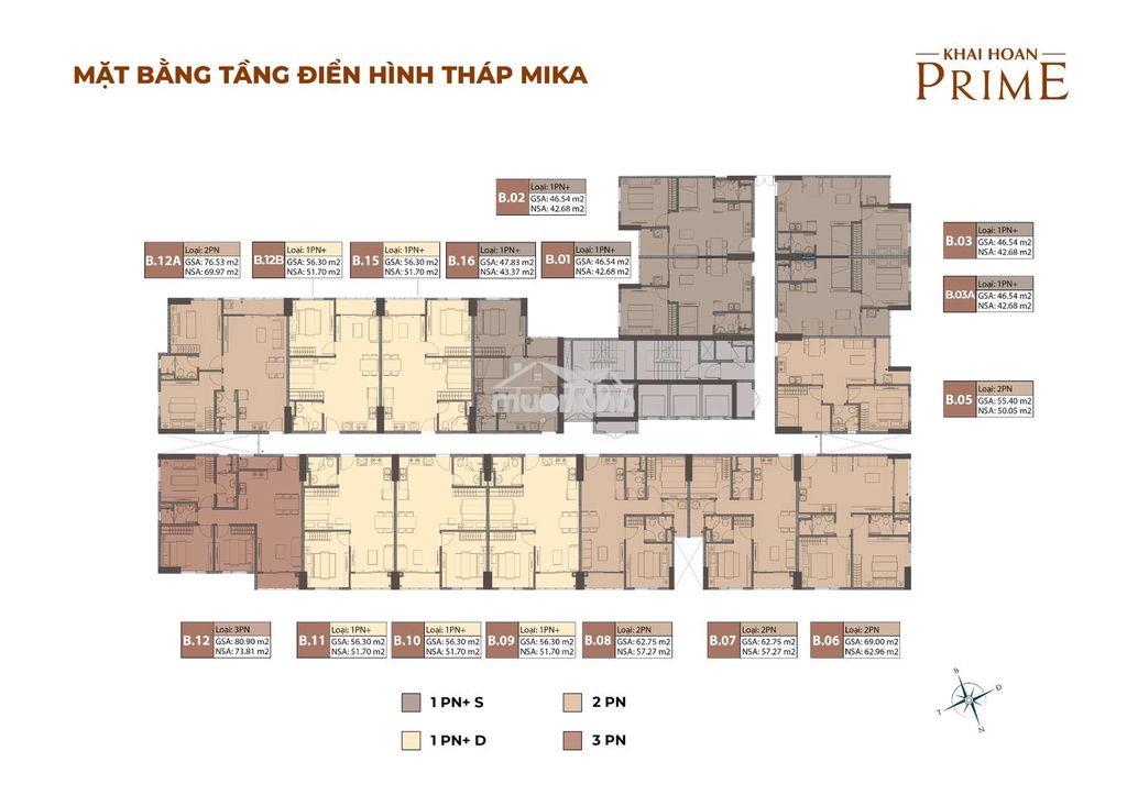 Sang lỗ 300tr căn hộ khải hoàn prime mt lê văn lưong full nội thất - 2