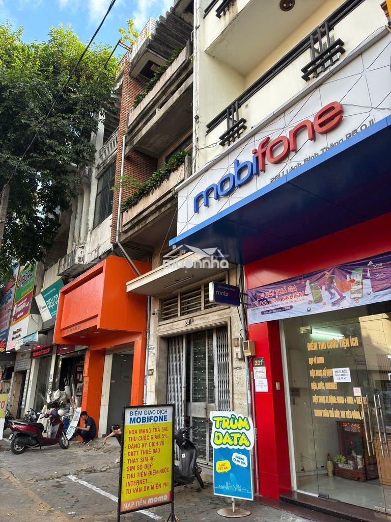 Nguyên căn mt đường lãnh binh thăng. diện tích : 4 x 20m. lề 6m - 4