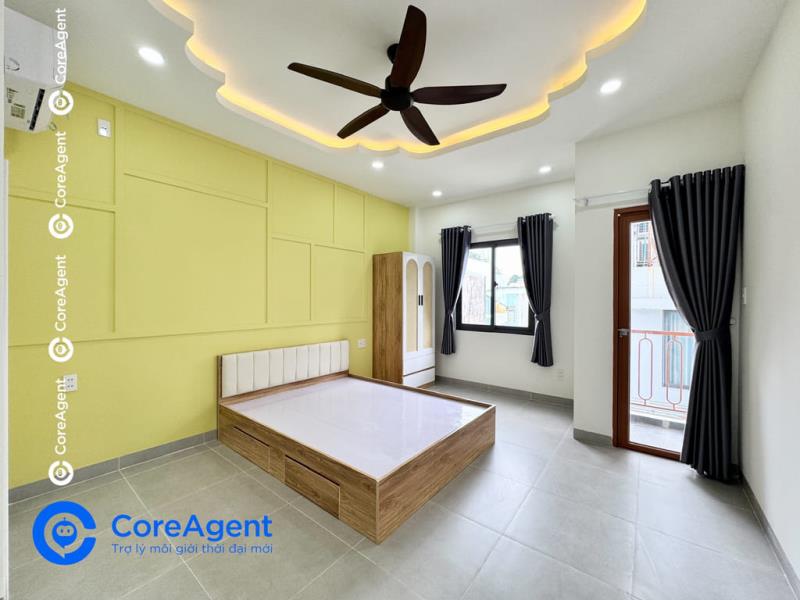Studio ban công linh đông full nội thất