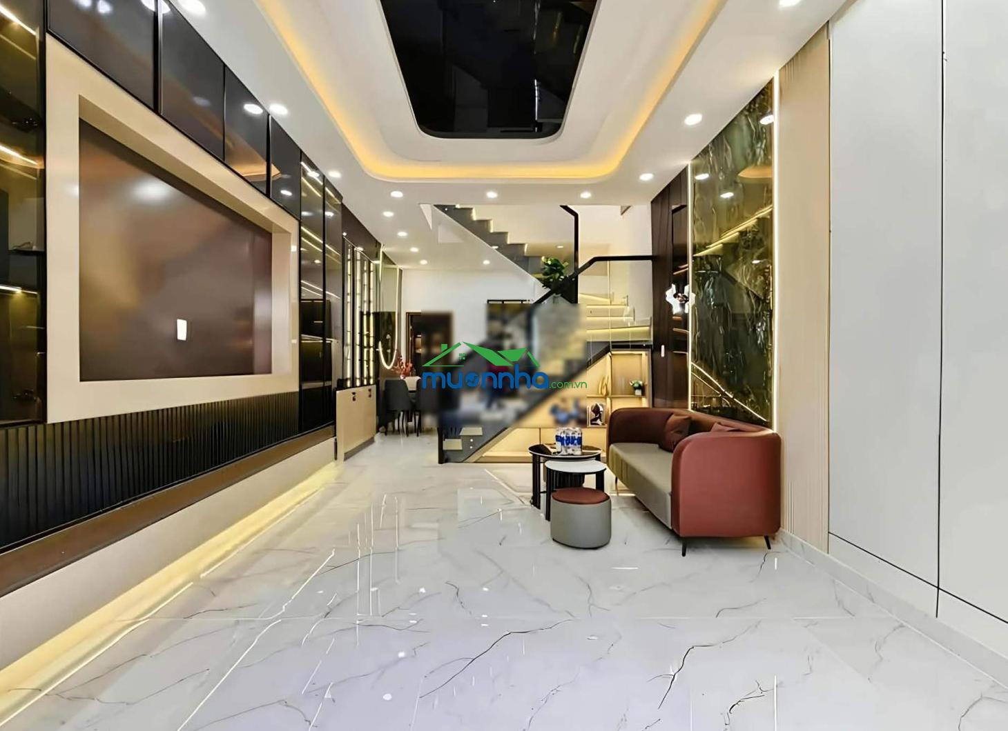 Hẻm xe hơi - phan huy ích - 2 tầng mới - full nội thất - có phòng ngủ dưới trệt - 40m2 - 4.25 tỷ