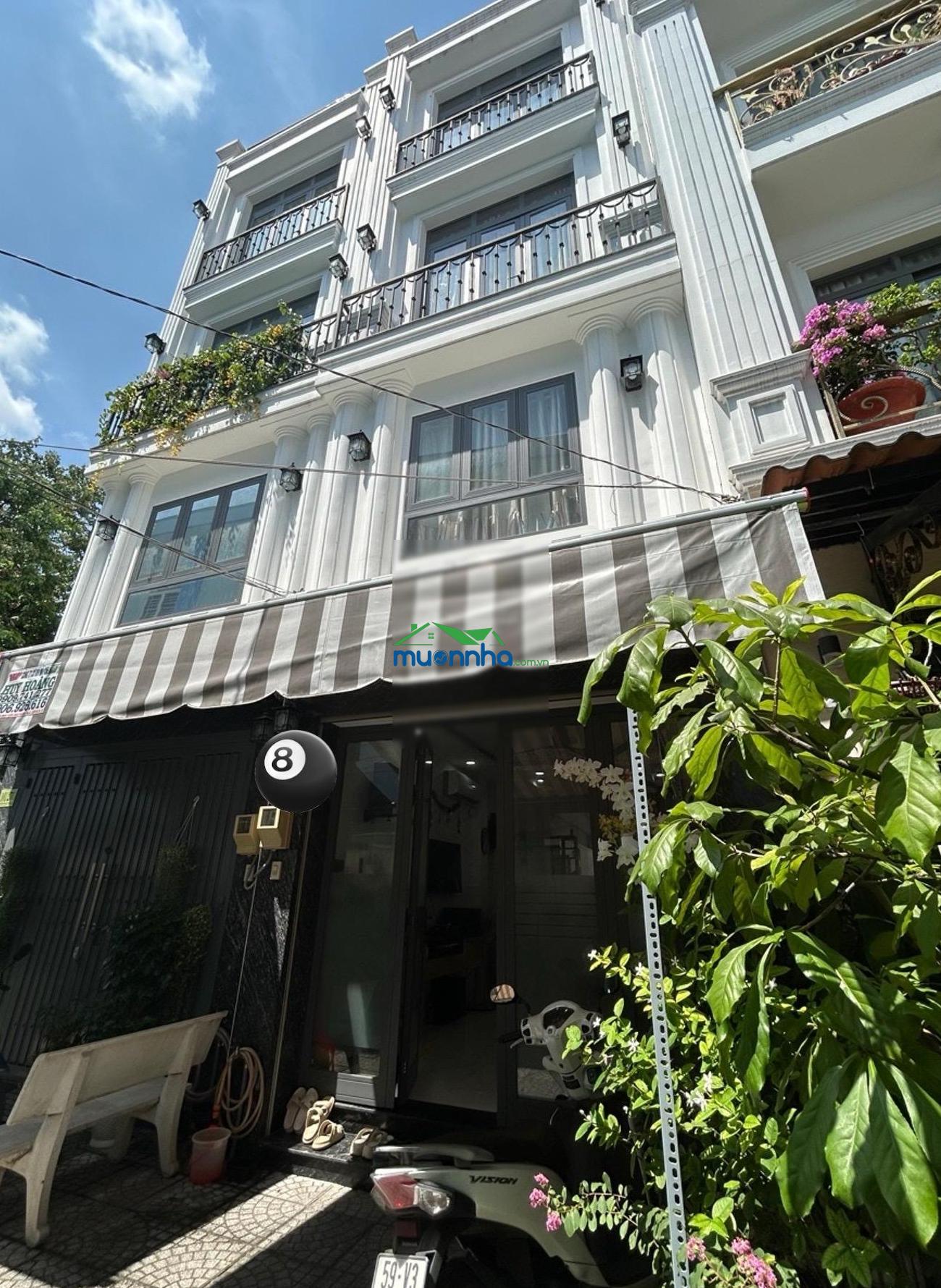 Hẻm xe hơi nguyễn văn đậu - 3.5*14m - 4 tầng btct - 5pn - nhỉnh 8 tỷ