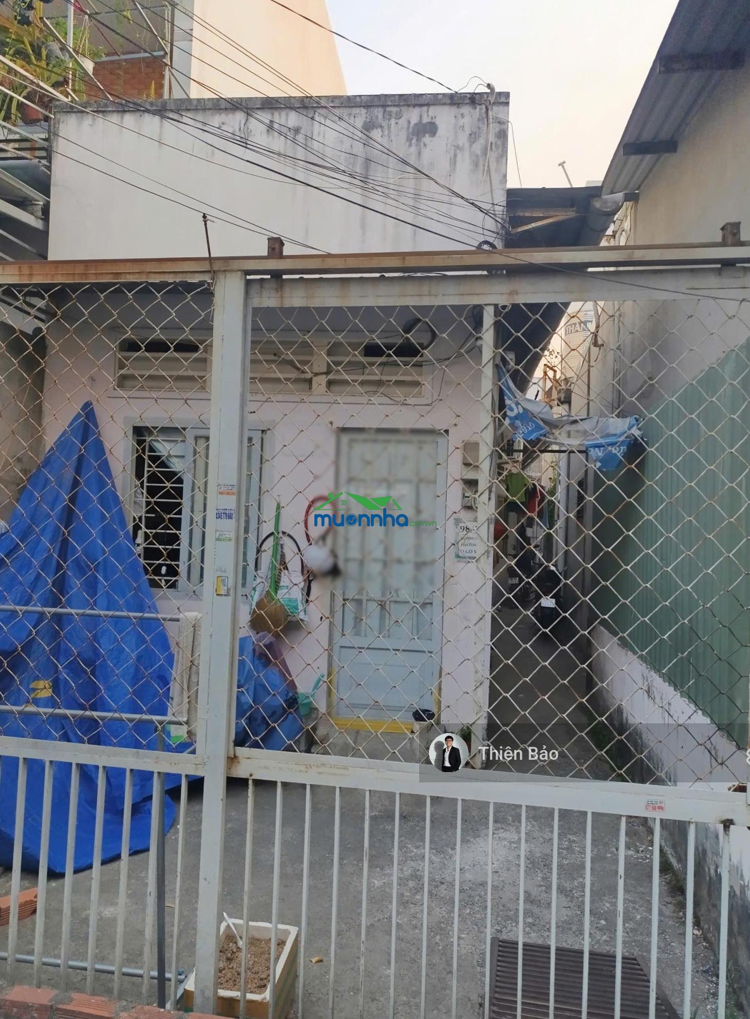 Bán nhà bán đất có 5 phòng trọ - diện tích 104m2 (4,5x20m nở hậu) - khu dân cư - chính chủ 1 đời