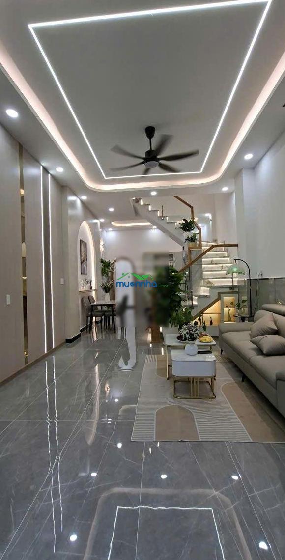 Nhà mới đẹp kế bên gò xoài lê văn quới hẻm 6m otô đỗ cửa - 4