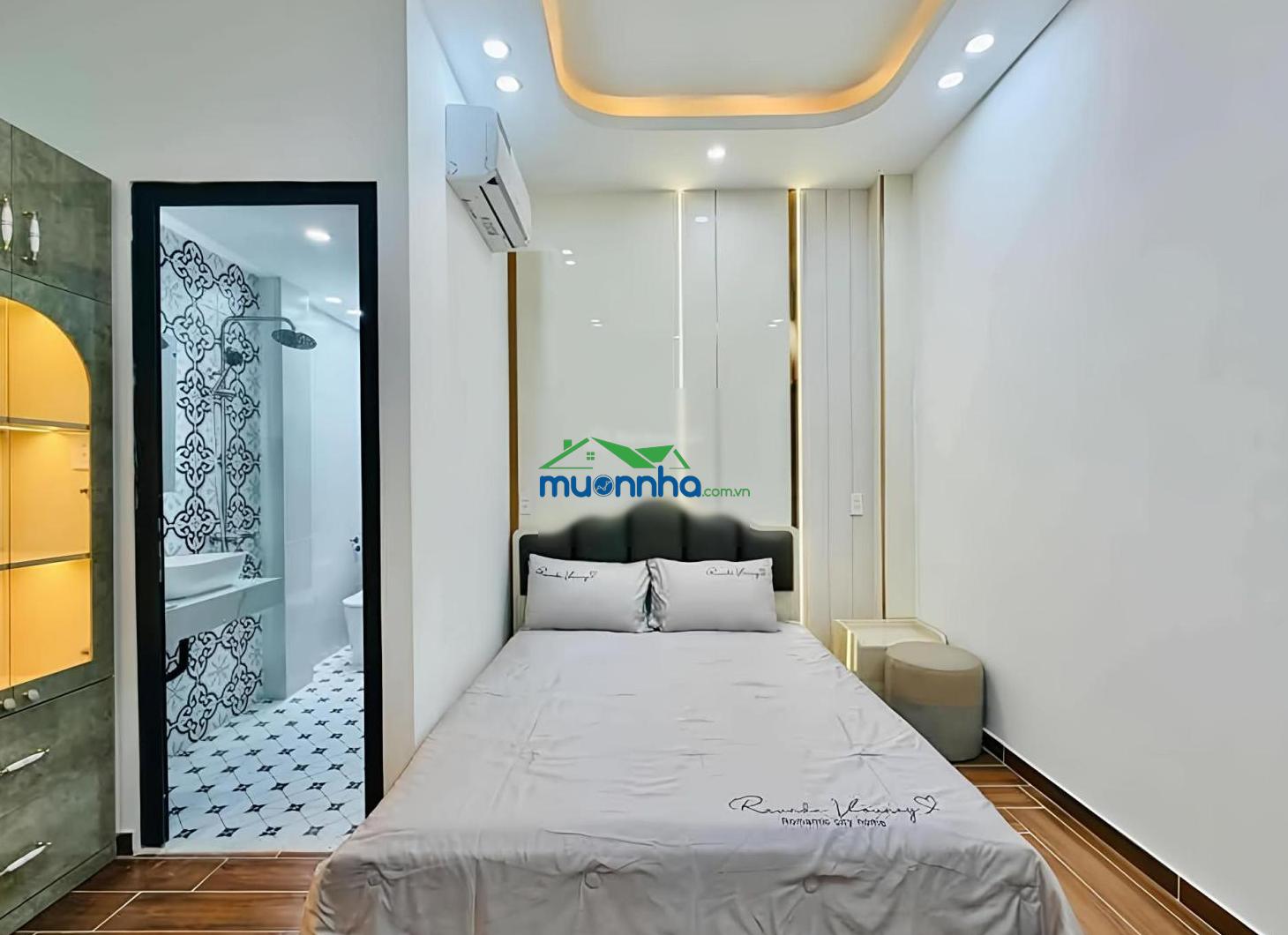 Phan huy ích,huỳnh văn nghệ,hẻm xe hơi,4 tầng mới nở hậu,tặng full nội thất, 4,3m x 12m, 6.68 tỷ