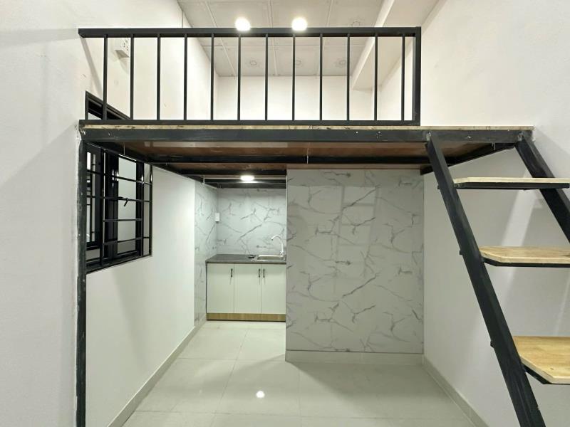 Duplex gác cao sinh viên 2k8 - ở 4 người 4 xe - tân bình , cầu vượt hoàng hoa thám , cộng hoà - 2