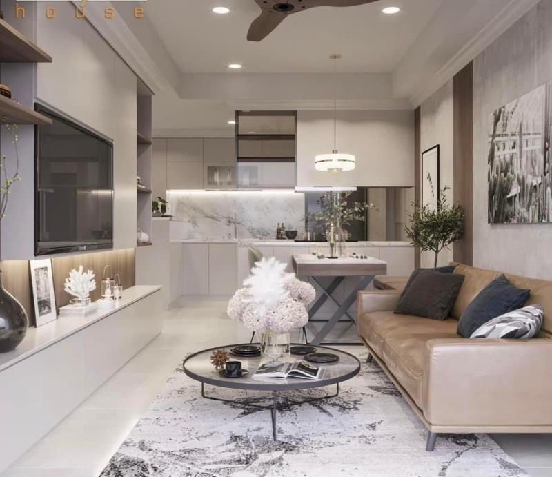 Victoria village - cho thuê căn 2pn 73m2 - nội thất mới 100% - tầng cao + view sông thoáng mát - 2