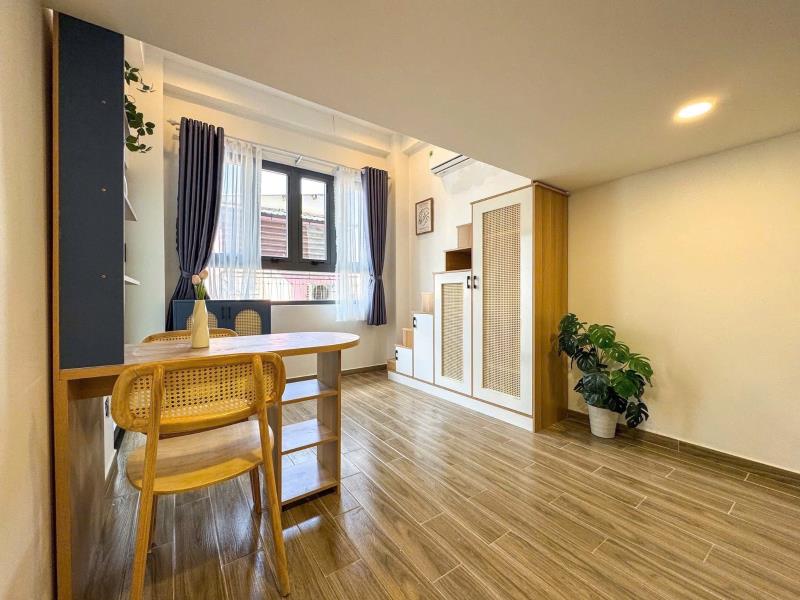 Cho thuê duplex cửa sổ lớn siêu mới gần ueh, hutech, uef,…hồ văn huê, phú nhuận