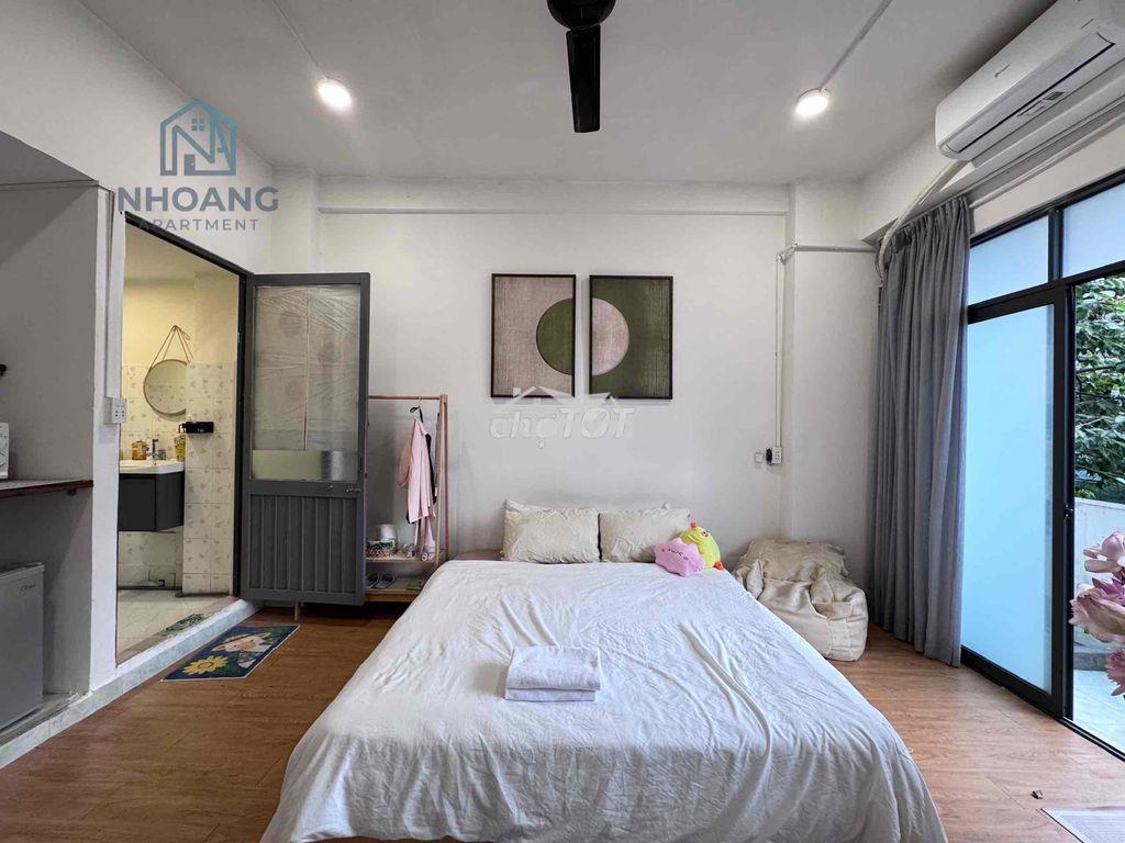 Cho thuê studio balcony 25m2 mặt tiền nguyễn thái bình quận 1 - 3