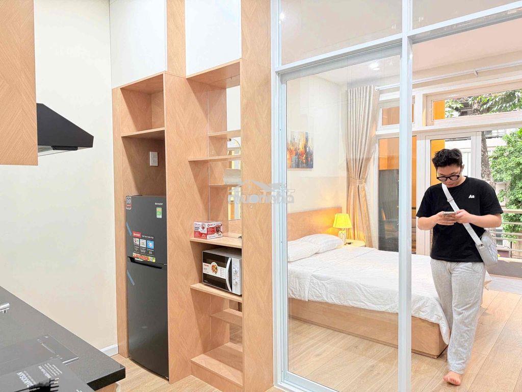 KHAI TRƯƠNG CĂN HỘ DỊCH VỤ MỚI 100%,NGAY CV LÊ VĂN TÁM,HỒ CON RÙA,45M2 - 3