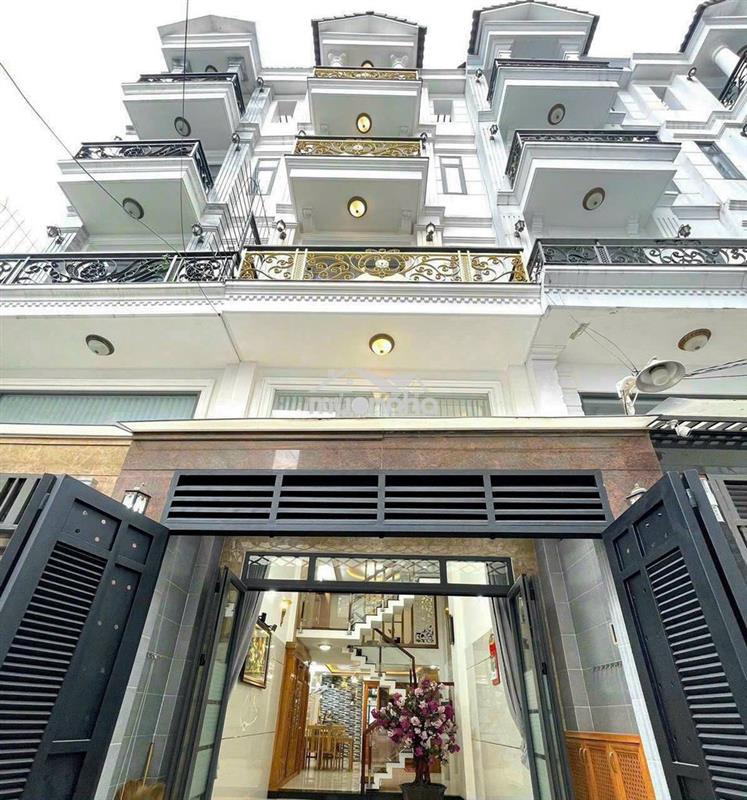 Hẻm xe  hơi💎thống nhất p11 💎diện tích:4x16m 💎4 lầu-5 phòng-- 5wc-