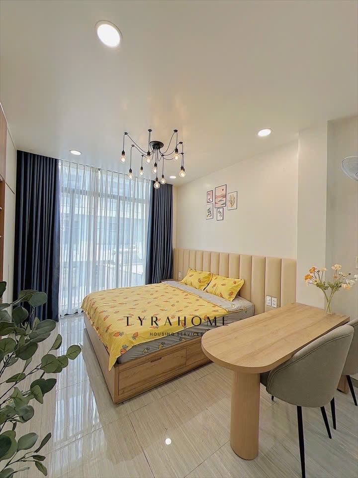 Studio thang máy, cửa sổ lớn 35m2 ngay phố nhật phạm viết chánh, nguyễn hữu cảnh, cầu ba son, công trường mê linh quận 1