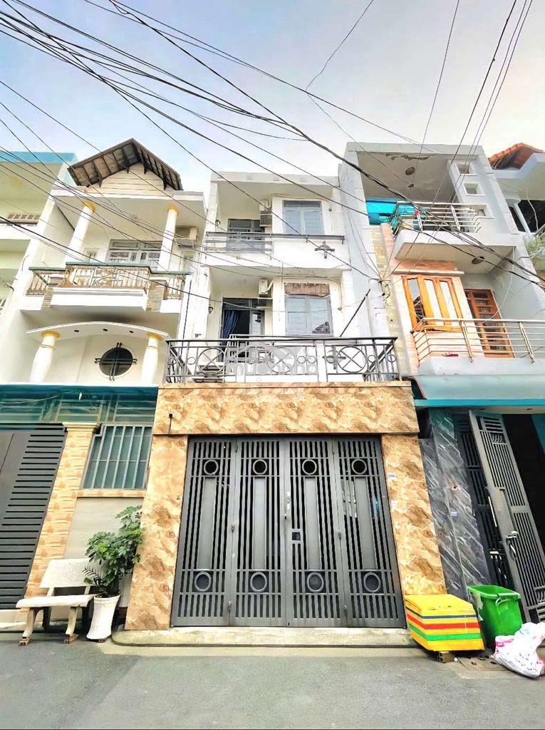 4❌️11m 4 tầng, hẻm xe tải gần cầu vượt tân thới hiệp sát gò vấp, shr
