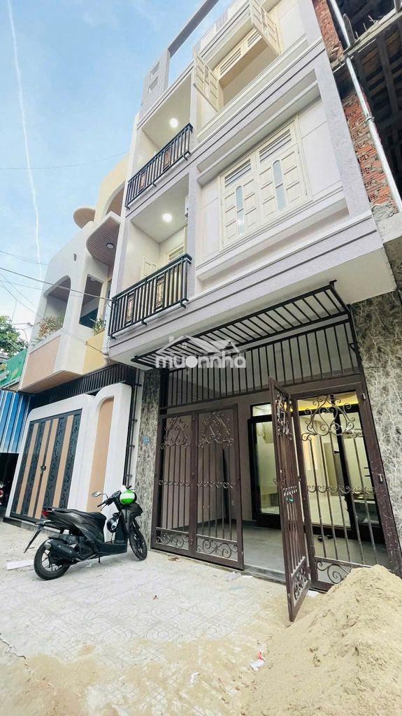 Cho thuê nhà mới 3 tầng mặt tiền phường hòa minh - 2